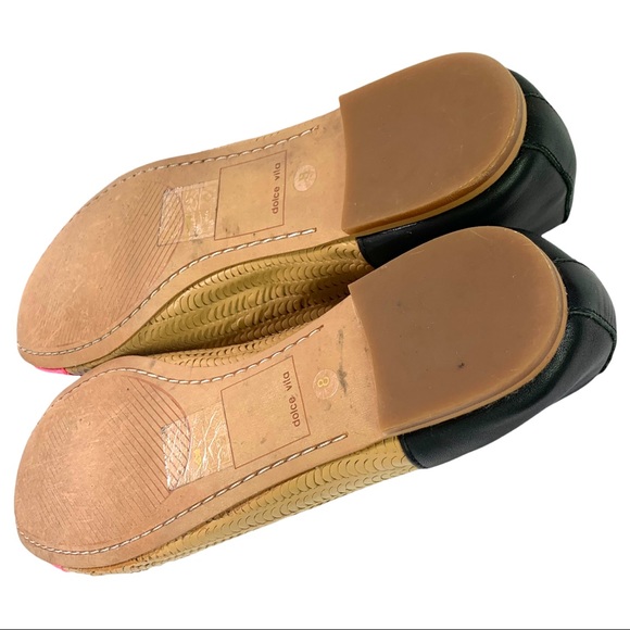 Dolce Vita Baca Fish-Scale Ballet Flats Tan Black Pink - Picture 8 of 9